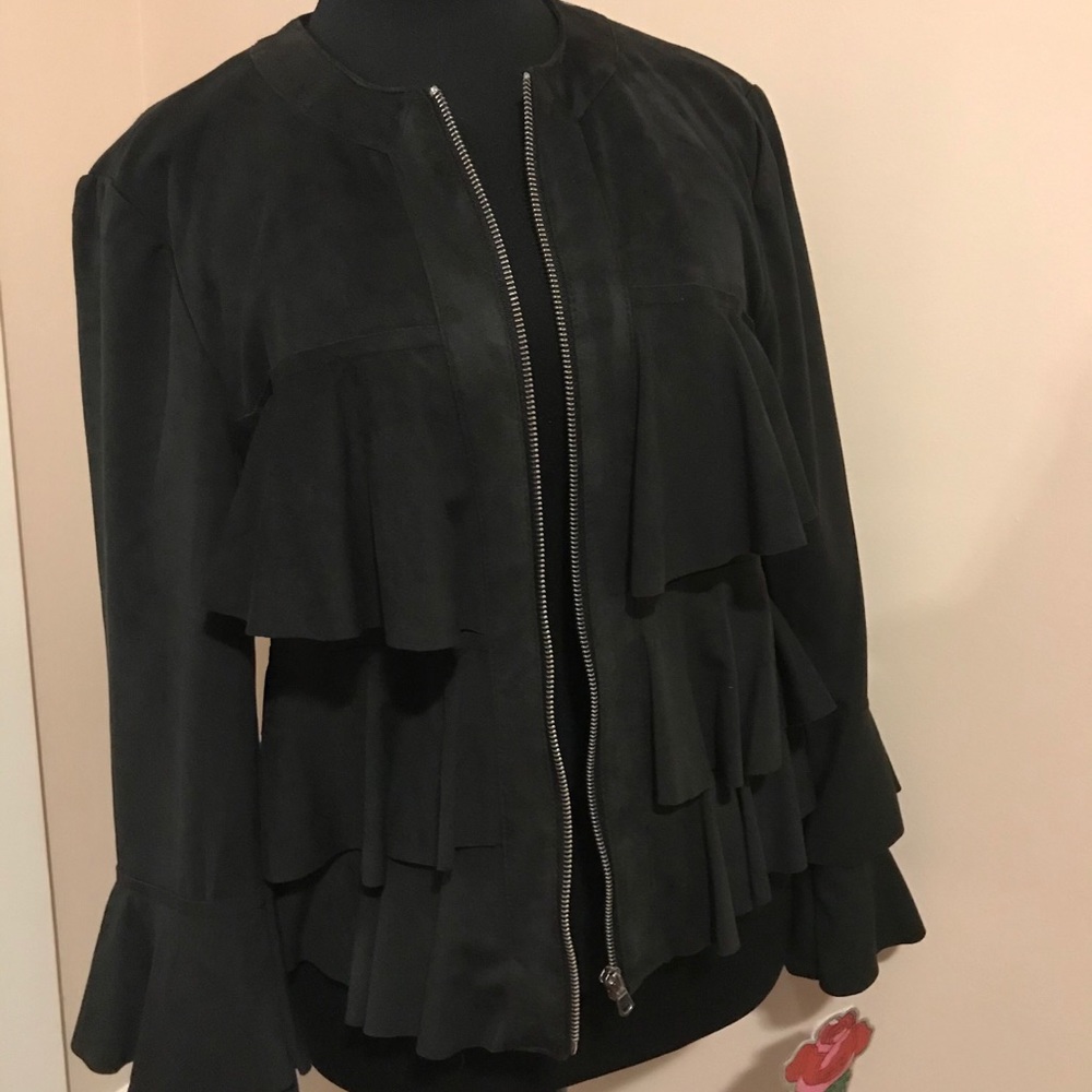 INC layer suede jacket (new)